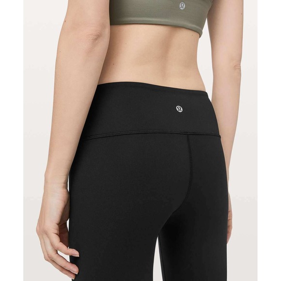 lululemon athletica Pants - Lululemon Wunder Under Crop III Full-On Luxtreme 16" Black Yoga Leggings‎ Flawed